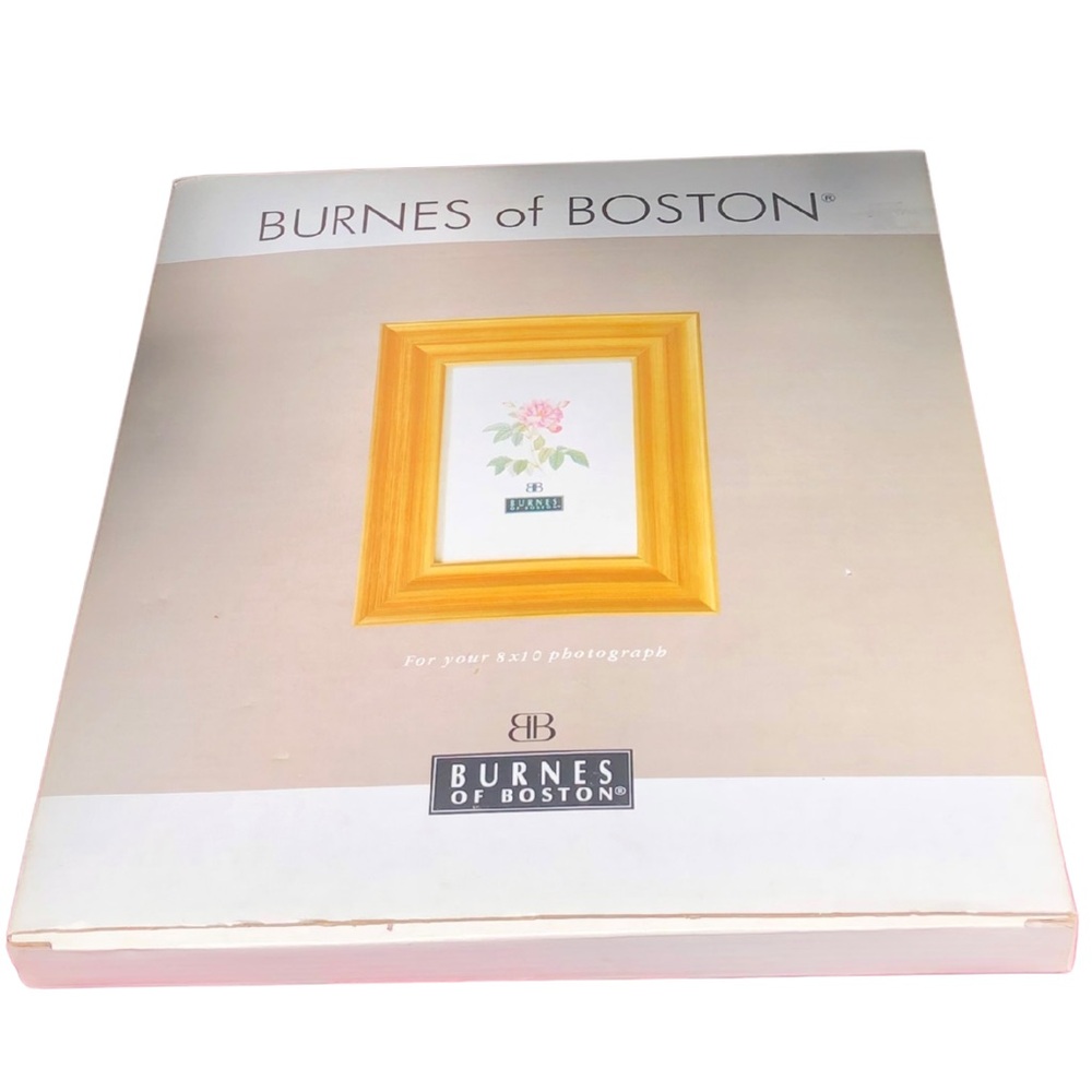Vintage 2002 Burnes of Boston Gold Photo Frame 8x10 | NWT in Original Box